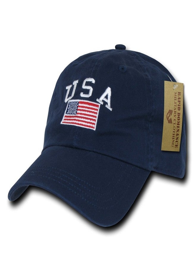 Rapid Dominance Mens Not Specified Baseball Caps, Navy - Image 1